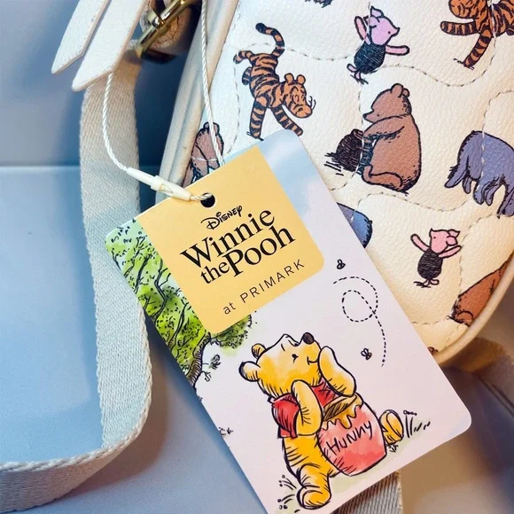 Disney Winnie the Pooh Crossbody Bag and Cell Holder
- White and Beige - Picture 3 of 10